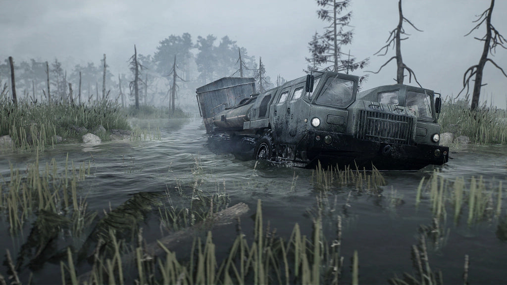 Gameplay e captura de tela de Mudrunner - PS4