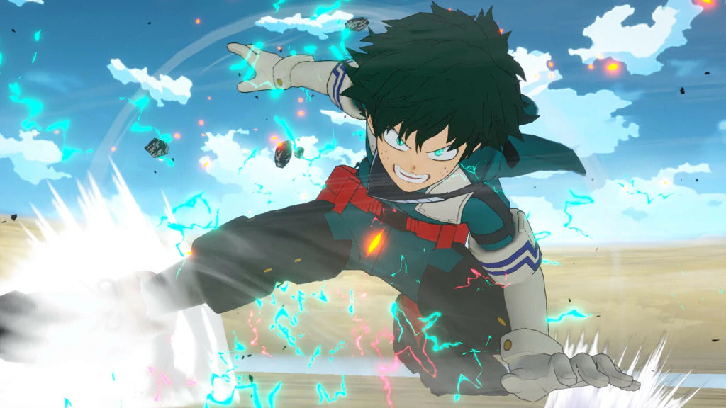Gameplay e captura de tela de My Hero Ones Justice 2 - PS4