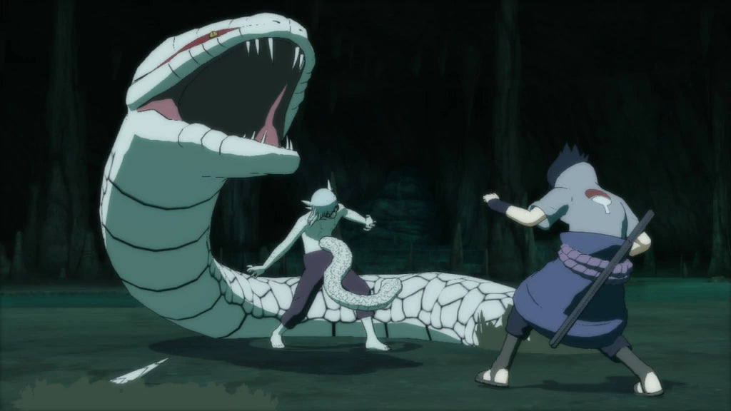 Gameplay e captura de tela de Naruto Shippuden: Ultimate Ninja Storm Legacy - PS4