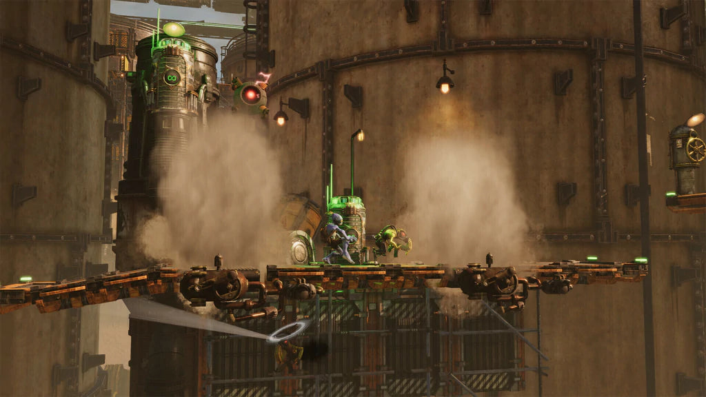 Gameplay e captura de tela de Oddworld: Soulstorm - PS4