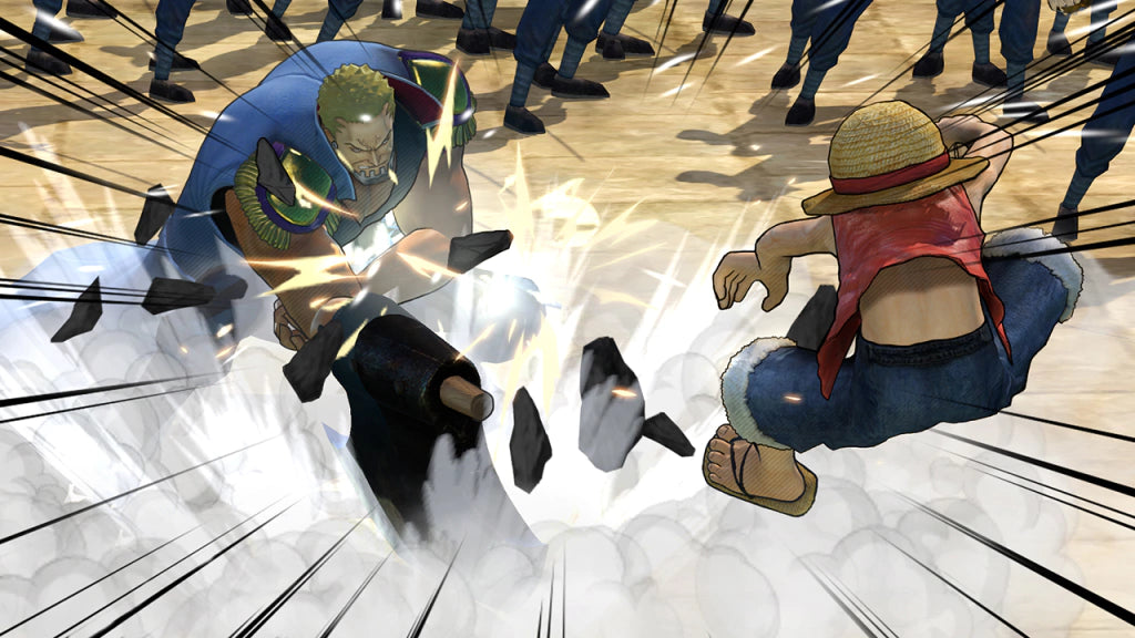 Gameplay e captura de tela de One Piece Pirate Warriors 3 - PS4