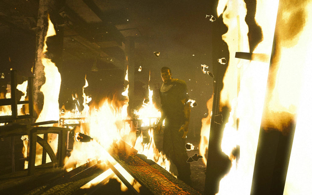 Gameplay e captura de tela de Outlast - PS4