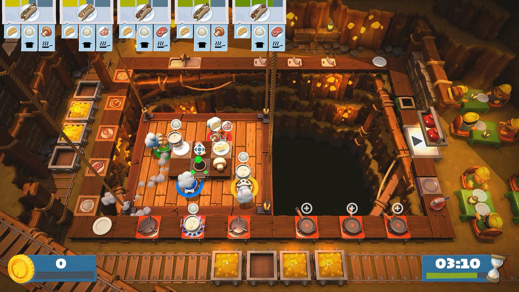 Gameplay e captura de tela de Overcooked! + Overcooked! 2 - PS4