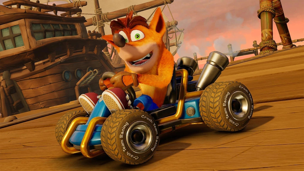 Gameplay e captura de tela de Pacote de Jogos - Crash Team Racing Nitro-Fueled + Spyro - PS4