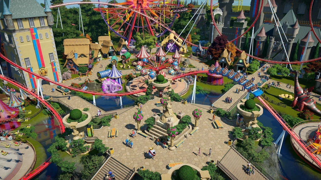 Gameplay e captura de tela de Planet Coaster: Edição de Console - PS5