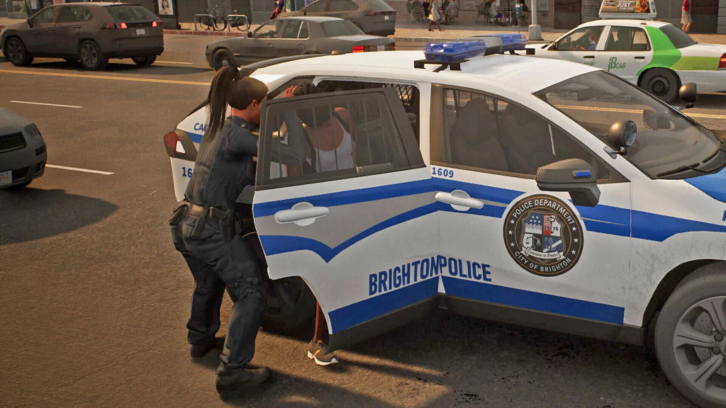 Gameplay e captura de tela de Police Simulator: Patrol Officers - PS4