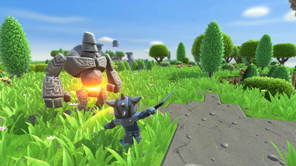 Gameplay e captura de tela de Portal Knights - PS4