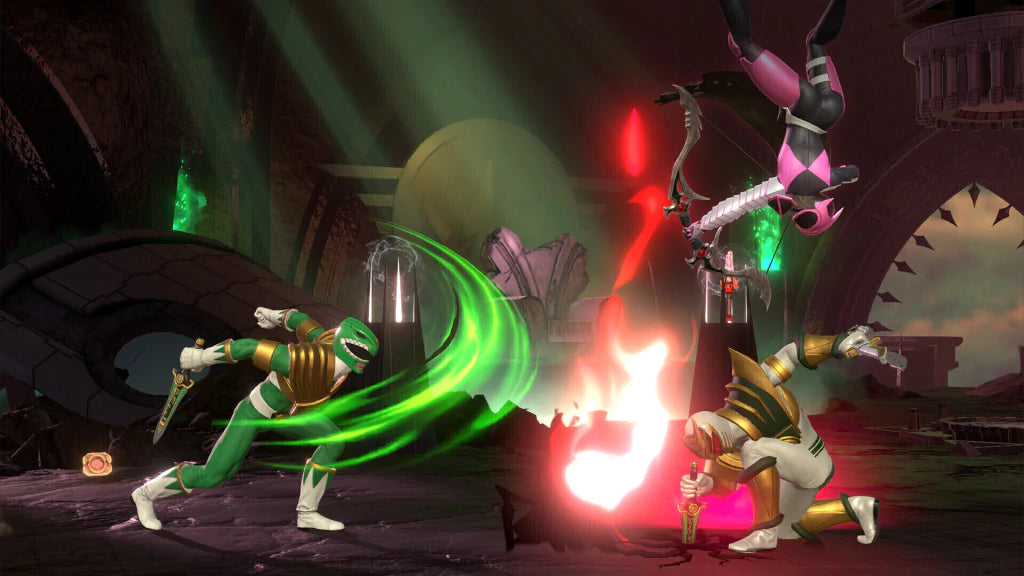 Gameplay e captura de tela de Power Rangers: Battle for The Grid - PS4