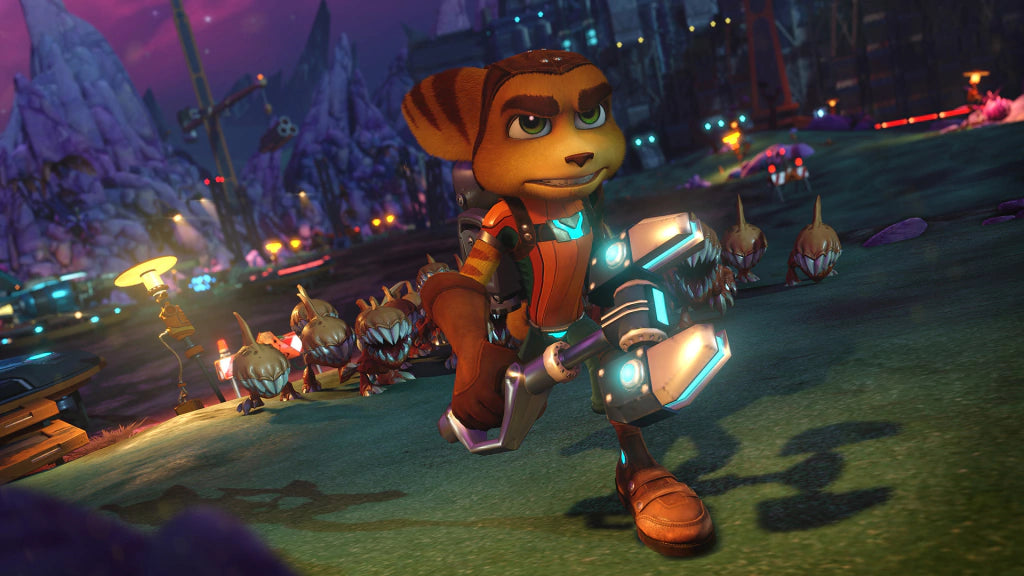 Gameplay e captura de tela de Ratchet & Clank - PS4