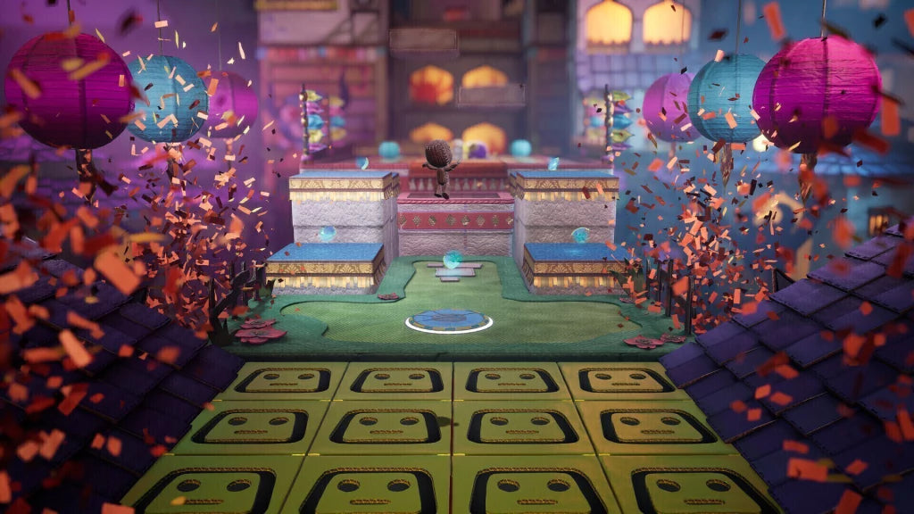 Gameplay e captura de tela de Sackboy uma Grande Aventura - PS4