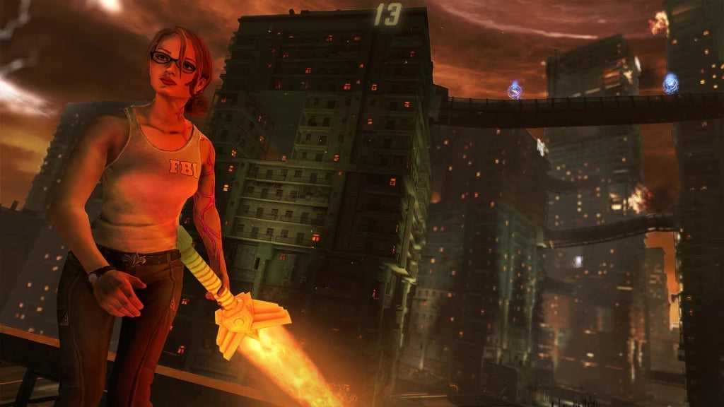 Gameplay e captura de tela de Saints Row: Gat Out of Hell - PS4
