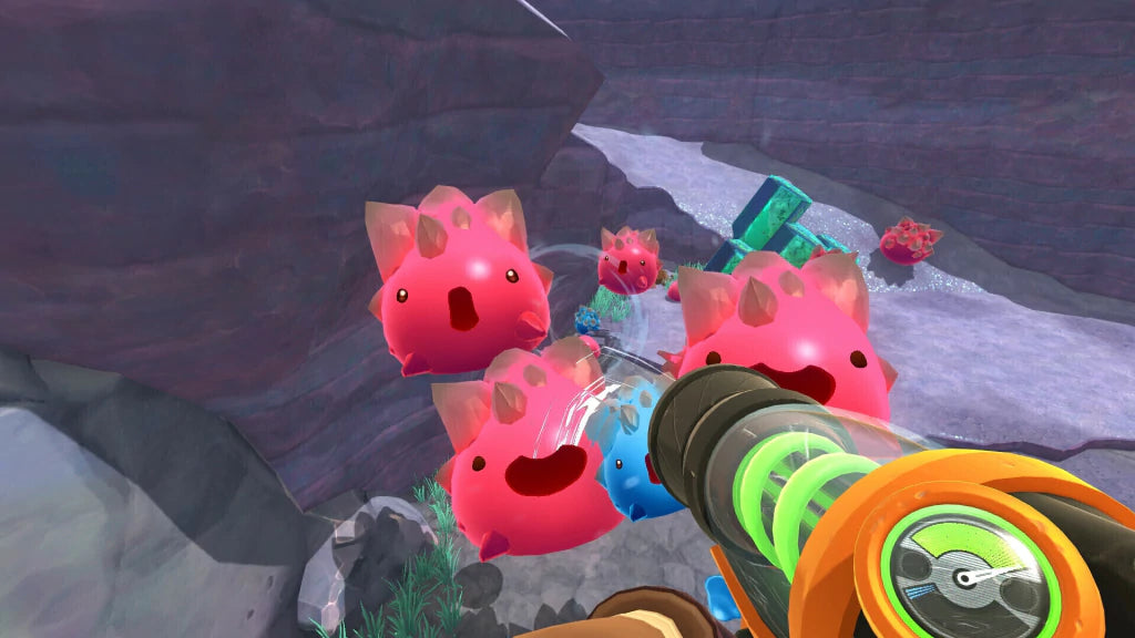 Gameplay e captura de tela de Slime Rancher - PS4