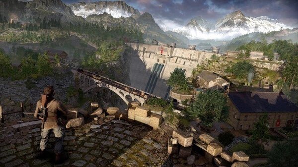 Gameplay e captura de tela de Sniper Elite Resistance - PS4