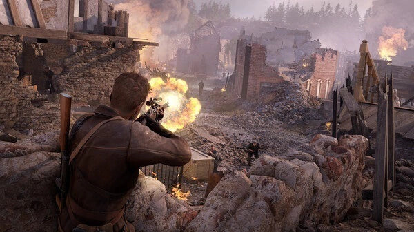 Gameplay e captura de tela de Sniper Elite Resistance - PS5