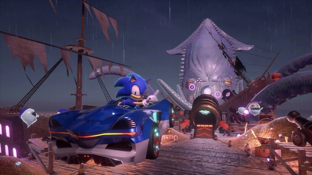 Gameplay e captura de tela de Sonic Racing: Crossworlds - PS5