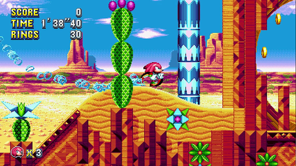 Gameplay e captura de tela de Sonic Mania - PS4