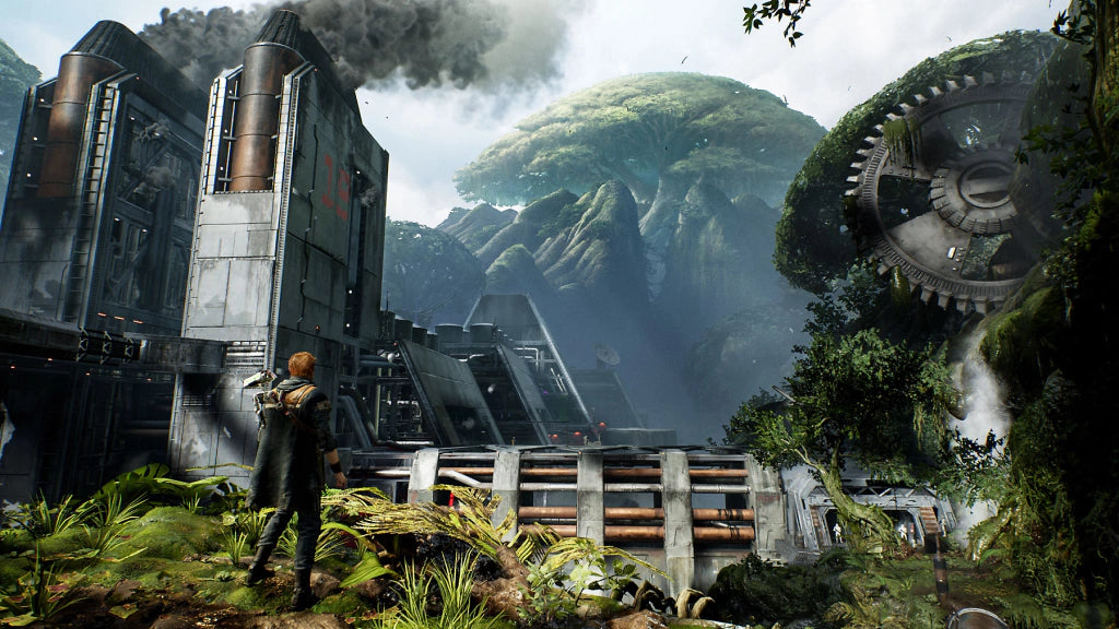 Gameplay e captura de tela de Star Wars Jedi Fallen Order - PS4