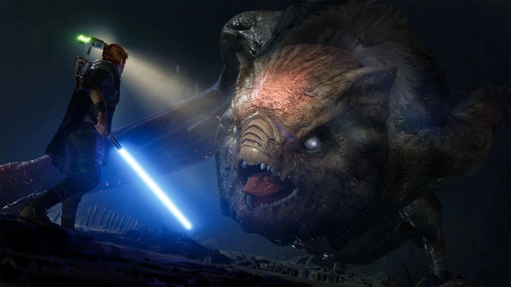 Gameplay e captura de tela de Star Wars Jedi Fallen Order - PS5