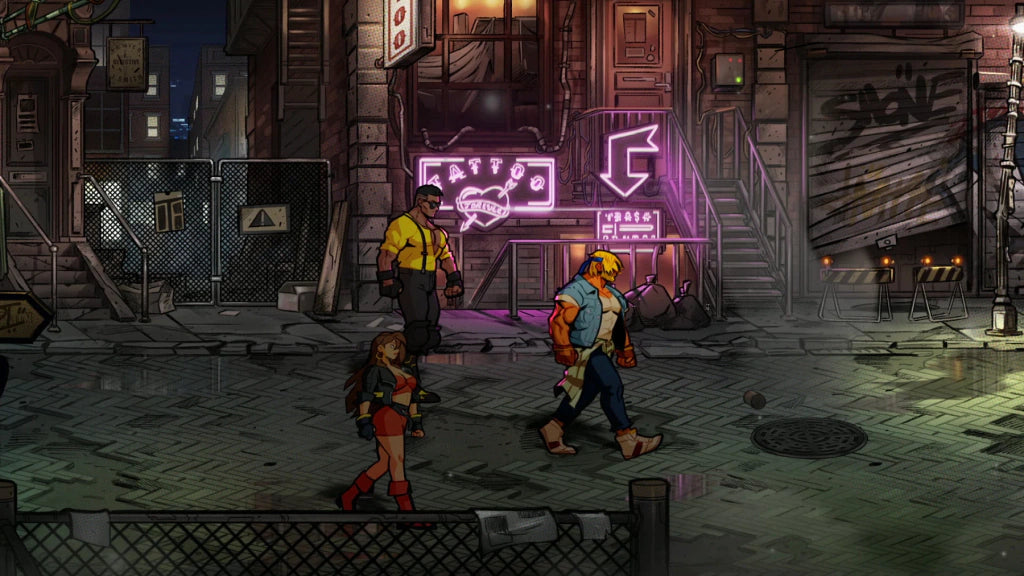 Gameplay e captura de tela de Streets of Rage 4 - PS4