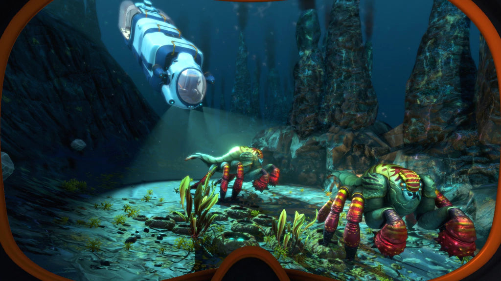 Gameplay e captura de tela de Subnautica Below Zero - PS4