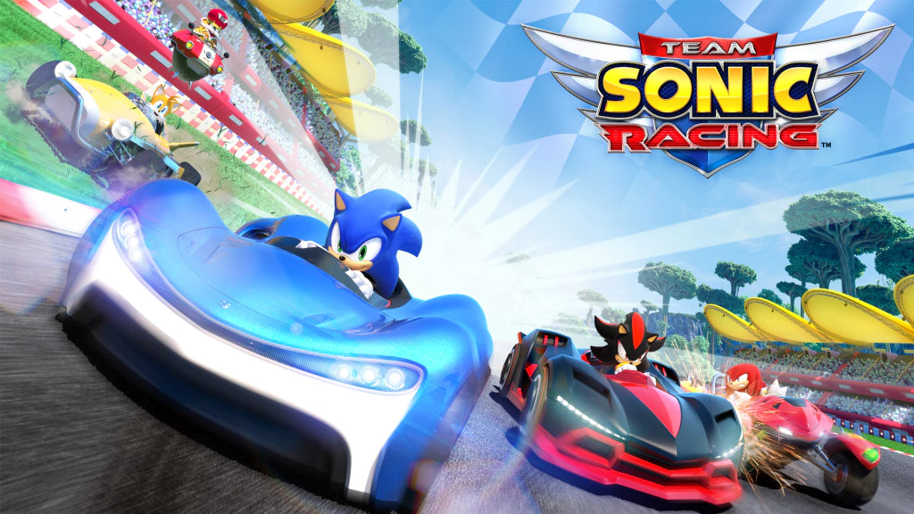 Gameplay e captura de tela de Team Sonic Racing - PS4