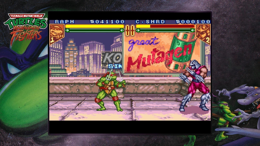 Gameplay e captura de tela de Teenage Mutant Ninja Turtles: The Cowabunga Collection - PS4