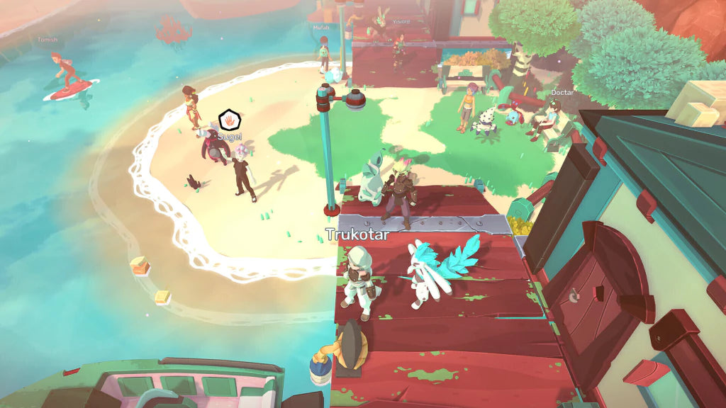 Gameplay e captura de tela de Temtem - PS5