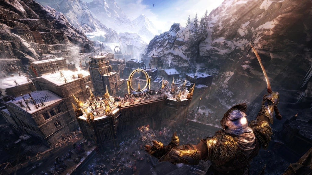 Gameplay e captura de tela de Terra-Média: Sombras da Guerra - PS4