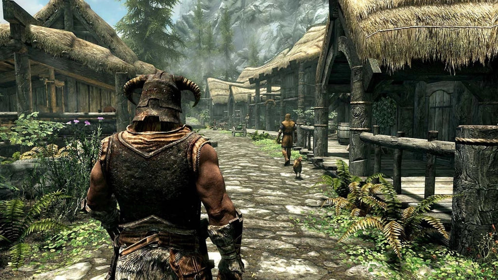Gameplay e captura de tela de The Elder Scrolls V Skyrim Special Edition - PS4