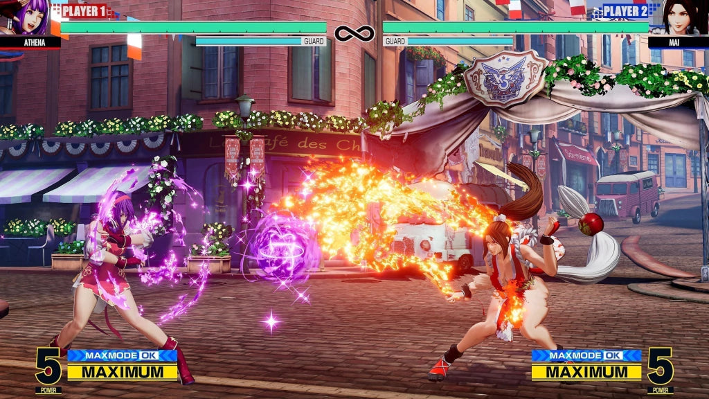 Gameplay e captura de tela de The King of Fighters XIV - PS4