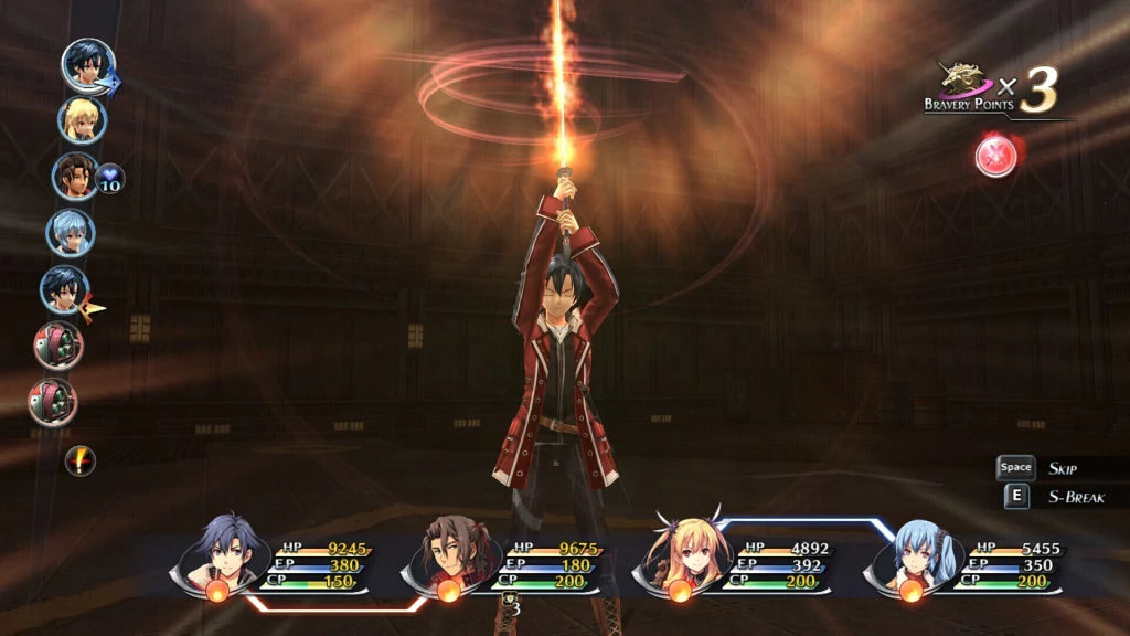 Gameplay e captura de tela de The Legend of Heroes: Trails of Cold Steel 2 - PS4