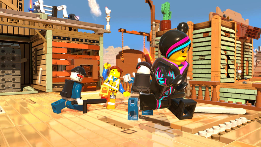 Gameplay e captura de tela de The LEGO Movie Videogame - PS4