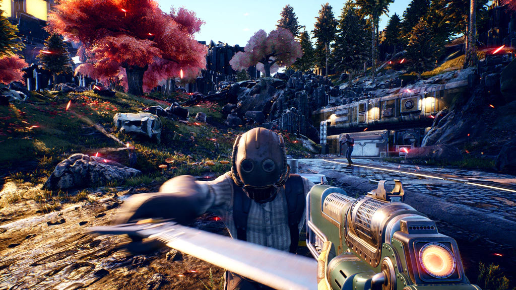 Gameplay e captura de tela de The Outer Worlds - PS4