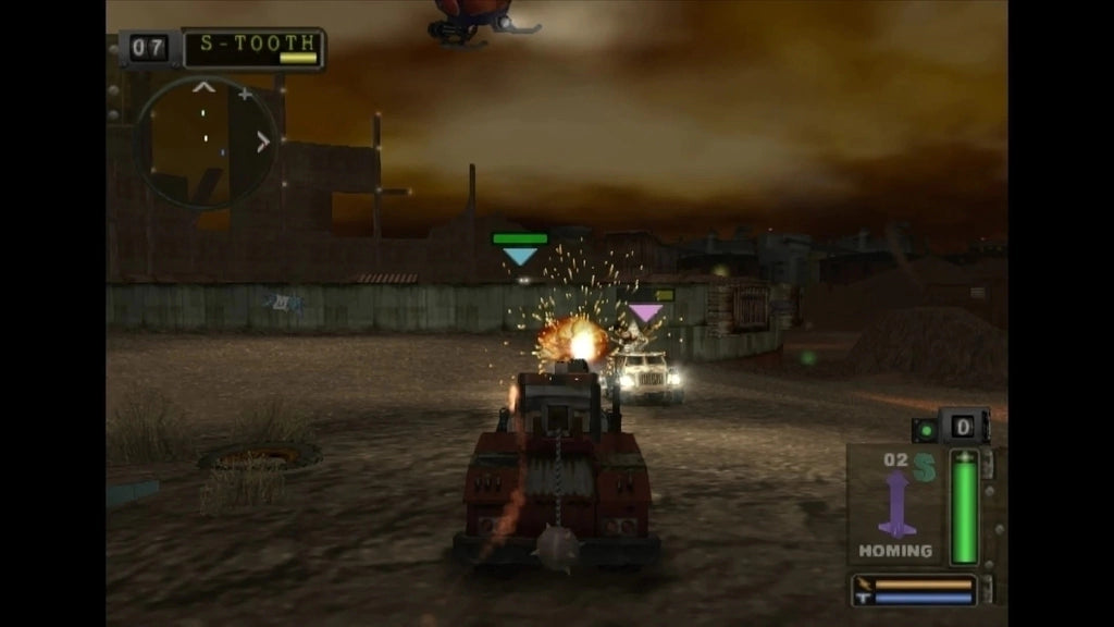 Gameplay e captura de tela de Twisted Metal: Black - PS4