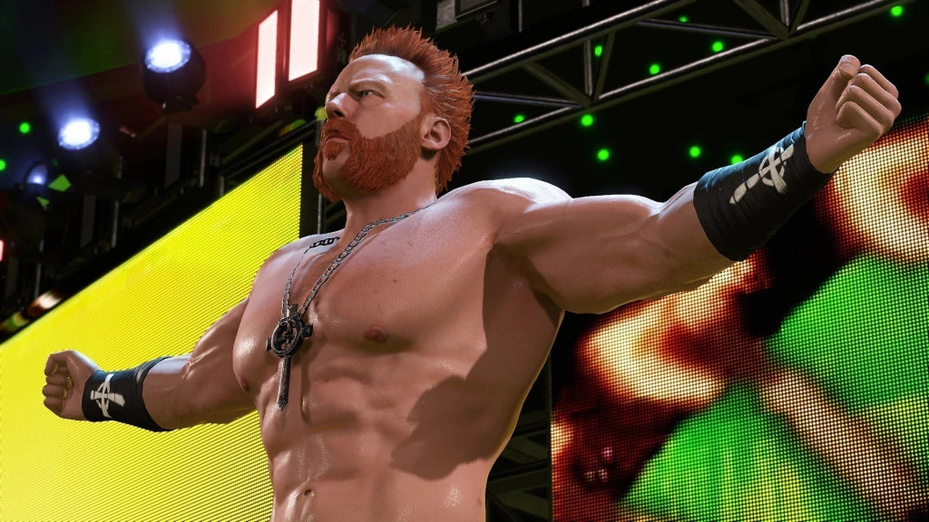 Gameplay e captura de tela de WWE 2k22 - PS4