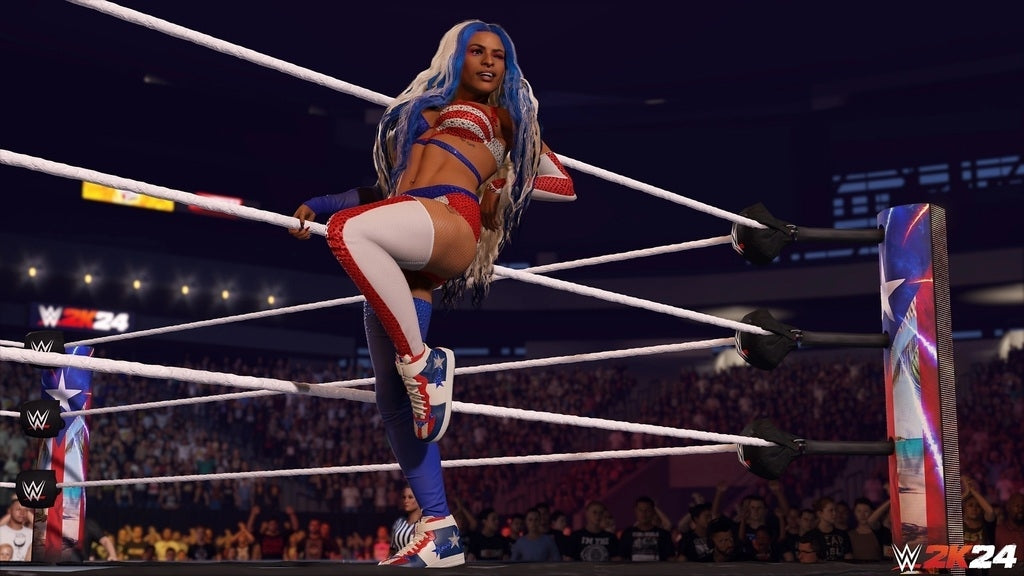 Gameplay e captura de tela de WWE 2k24 Edição Digital Cross-Gen - PS5