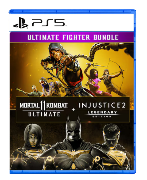 Pacote Mortal Kombat 11 Ultimate + Injustice 2 Ed. Lendaria - PS5
