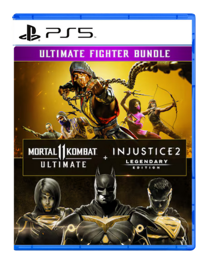 Pacote Mortal Kombat 11 Ultimate + Injustice 2 Ed. Lendaria - PS5