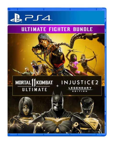 Pacote Mortal Kombat 11 Ultimate + Injustice 2 Ed. Lendaria - PS4