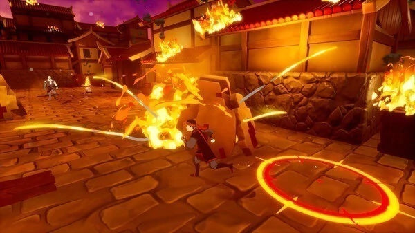 Gameplay e captura de tela de Avatar The Last Airbender: Quest for Balance - PS5