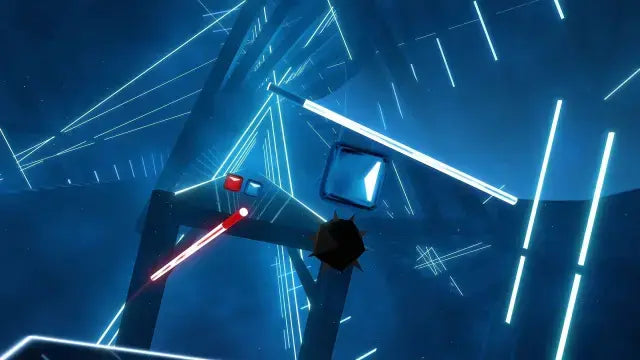 Gameplay e captura de tela de Beat Saber - PS5