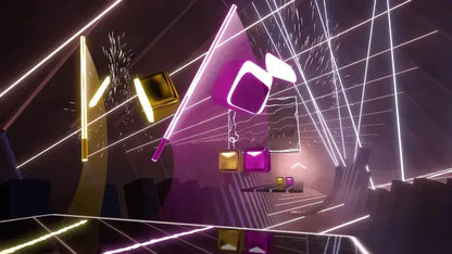 Gameplay e captura de tela de Beat Saber - PS5