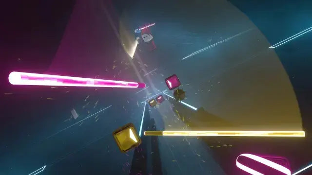 Gameplay e captura de tela de Beat Saber - PS5
