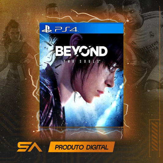 Capa oficial do jogo Beyond: Two Souls para PS4 em Mídia Digital