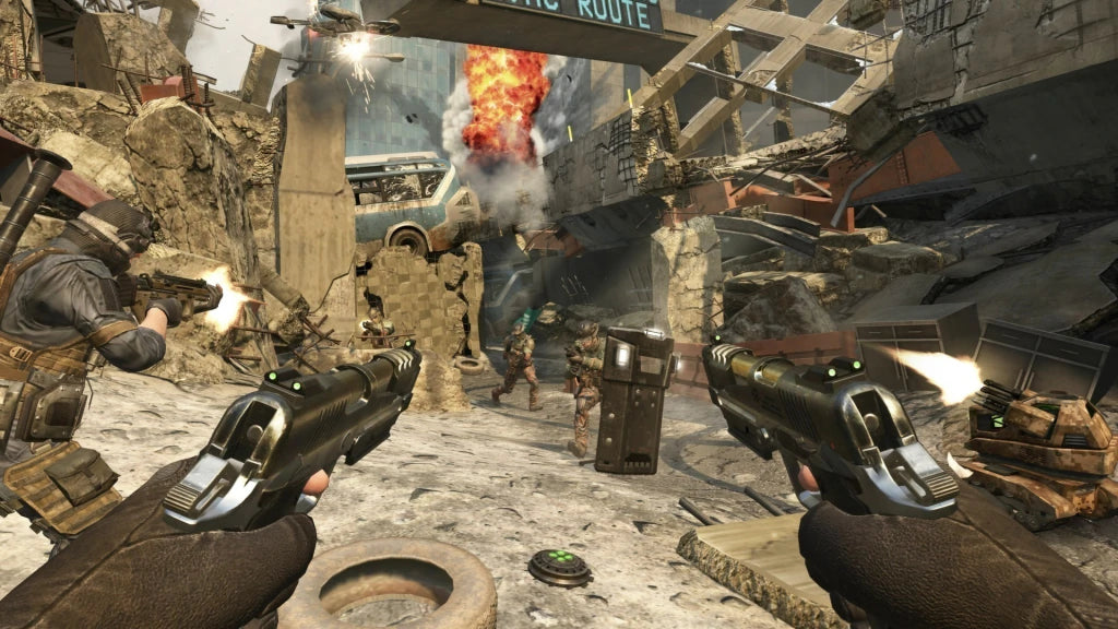 Gameplay e captura de tela de Call of Duty Black Ops II - PS5
