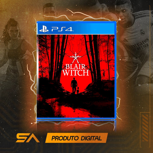 Capa oficial do jogo Blair Witch para PS4 em Mídia Digital