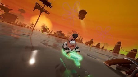 Gameplay e captura de tela de Bob Esponja: Titãs da Maré - PS5