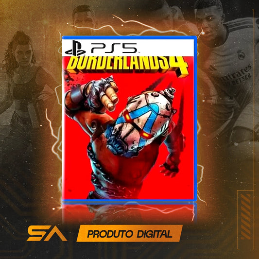 Capa oficial do jogo Borderlands 4 para PS5 em Mídia Digital