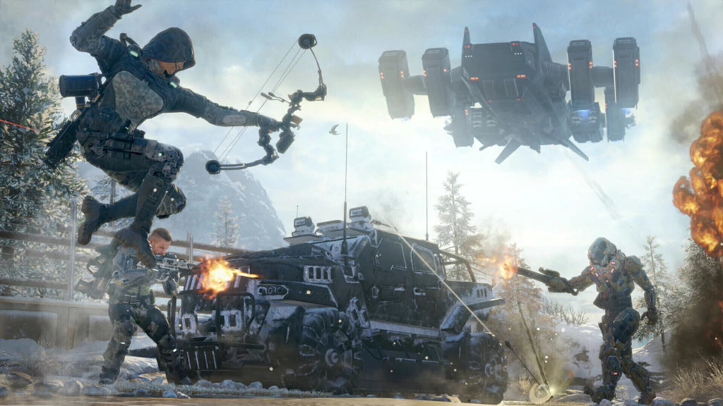 Gameplay e captura de tela de Call of Duty Black Ops II - PS4