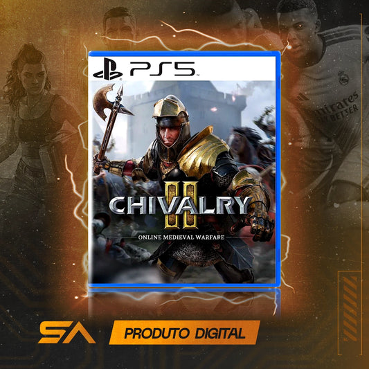 Capa oficial do jogo Chivalry 2 para PS5 em Mídia Digital